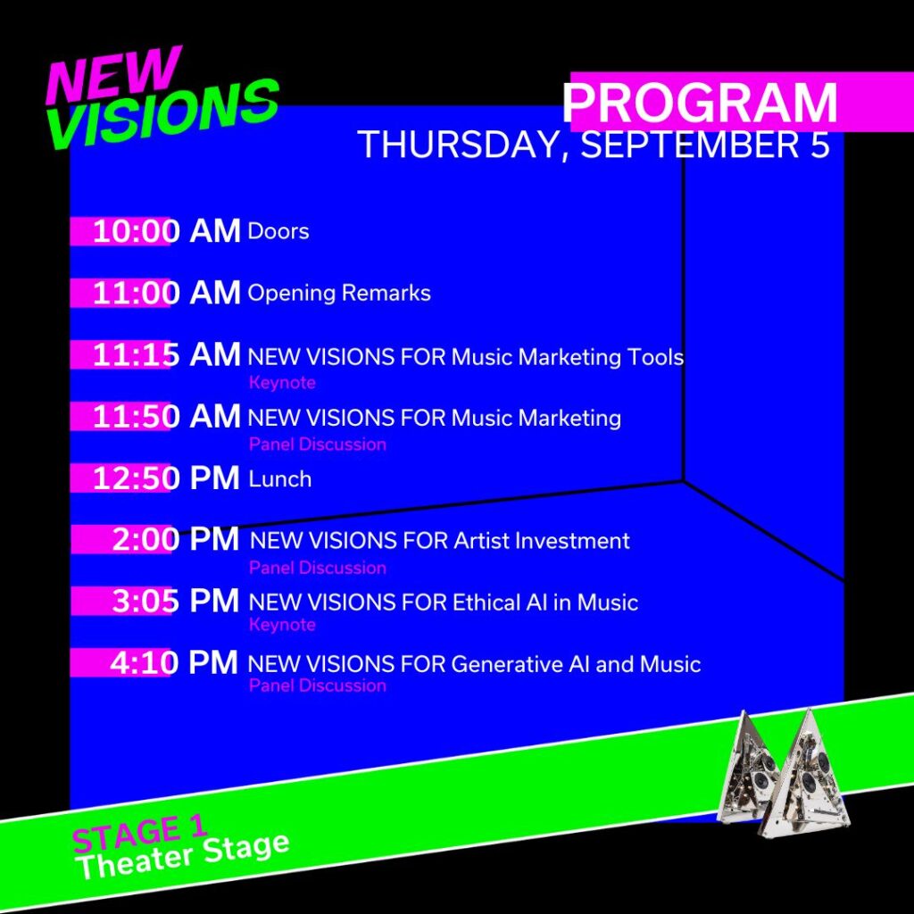 Theater stage sept 5 Program New Visions For Music & Sound Sept 5, 2024